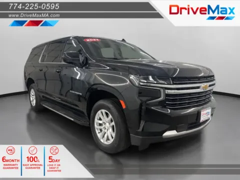 Black 2021 Chevrolet Suburban LT Sport Utility 4D for sale in West Bridgewater, MA