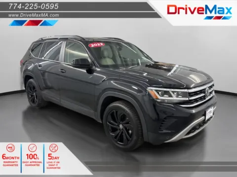 Black 2022 Volkswagen Atlas SE 4Motion w/Tech Pkg Sport Utility 4D for sale in West Bridgewater, MA