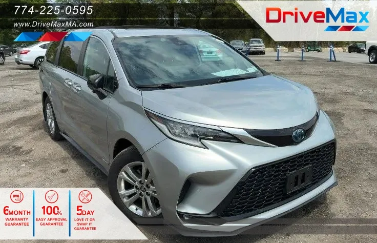 Silver 2021 Toyota Sienna XSE Minivan 4D for sale in West Bridgewater, MA
