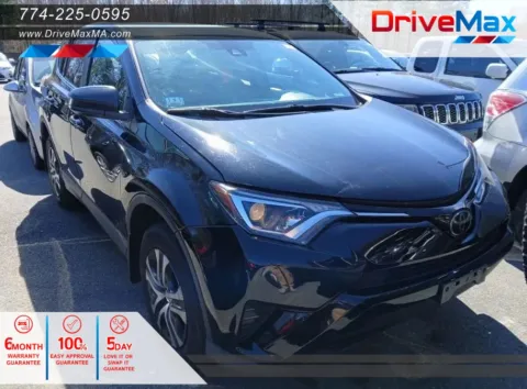 Black 2018 Toyota RAV4 LE Sport Utility 4D for sale in West Bridgewater, MA