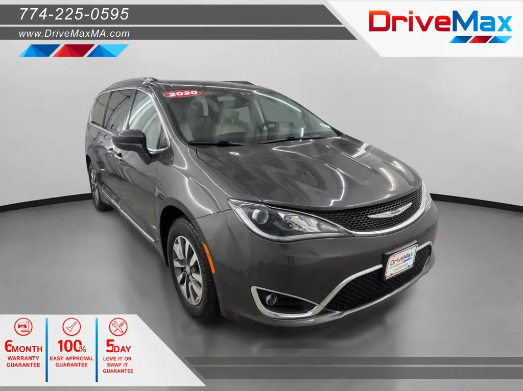 Gray 2020 Chrysler Pacifica Hybrid Touring L Van 4D for sale in West Bridgewater, MA