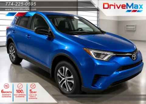 Blue 2018 Toyota RAV4 LE Sport Utility 4D for sale in West Bridgewater, MA