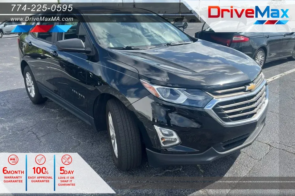 Black 2020 Chevrolet Equinox LS Sport Utility 4D for sale in West Bridgewater, MA