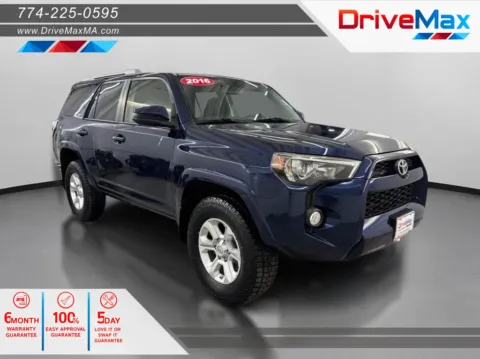 Blue 2016 Toyota 4Runner SR5 Sport Utility 4D for sale in West Bridgewater, MA