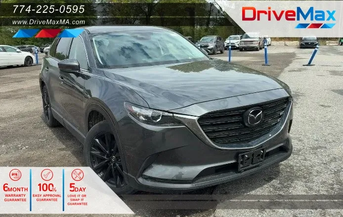 Gray 2023 MAZDA CX-9 Touring Plus Sport Utility 4D for sale in West Bridgewater, MA