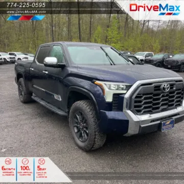 Blue 2022 Toyota Tundra CrewMax 1794 Edition Pickup 4D 6 1/2 ft for sale in West Bridgewater, MA