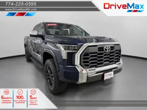 Blue 2022 Toyota Tundra CrewMax 1794 Edition Pickup 4D 6 1/2 ft for sale in West Bridgewater, MA