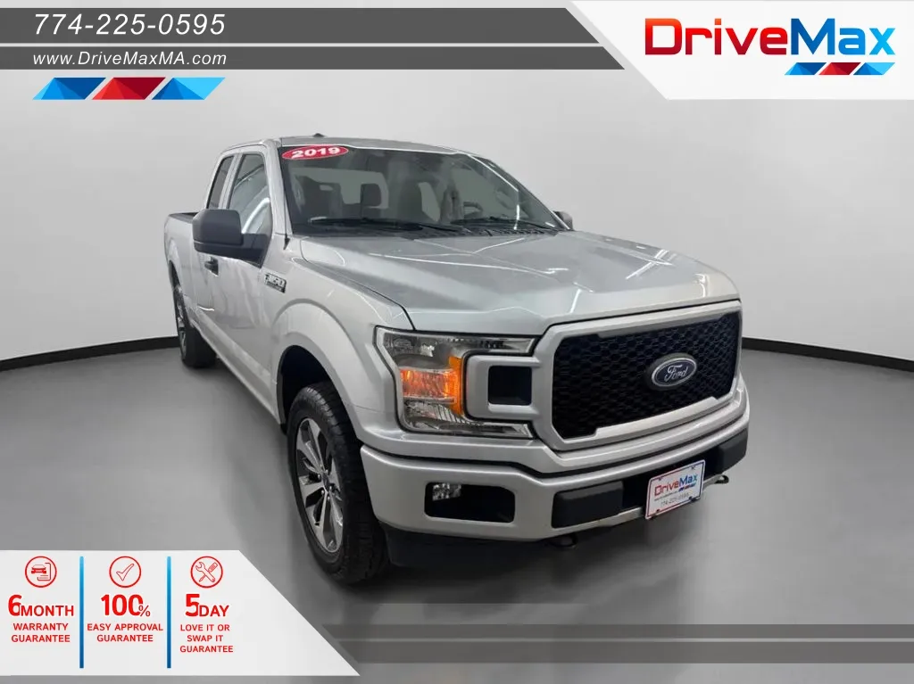 Gray 2019 Ford F-150 Super Cab XL Pickup 4D 6 1/2 ft for sale in West Bridgewater, MA