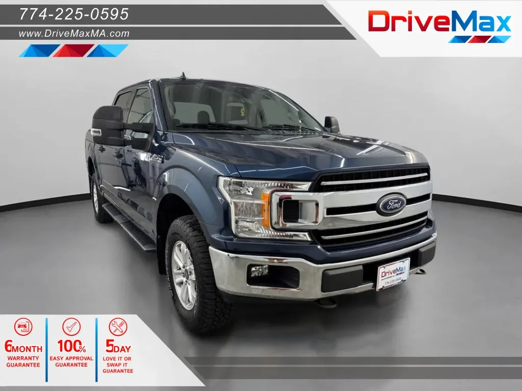 Blue 2020 Ford F-150 SuperCrew Cab XLT Pickup 4D 5 1/2 ft for sale in West Bridgewater, MA