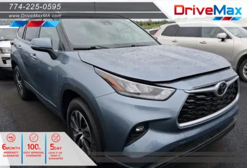 Blue 2020 Toyota Highlander XLE Sport Utility 4D for sale in West Bridgewater, MA