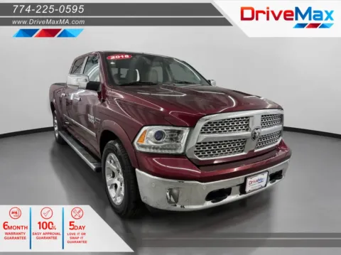 Red 2018 Ram 1500 Crew Cab Laramie Pickup 4D 6 1/3 ft for sale in West Bridgewater, MA