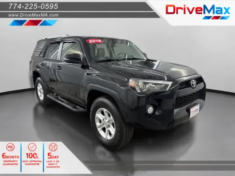 Black 2018 Toyota 4Runner SR5 Premium Sport Utility 4D for sale in West Bridgewater, MA