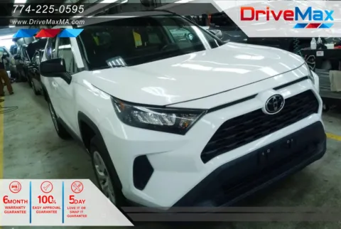 White 2021 Toyota RAV4 LE Sport Utility 4D for sale in West Bridgewater, MA