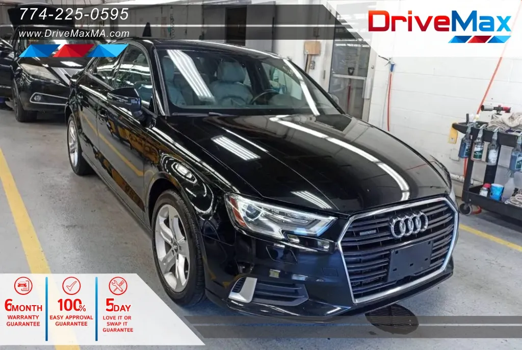 Black 2017 Audi A3 Premium Sedan 4D for sale in West Bridgewater, MA