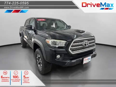 Black 2016 Toyota Tacoma Double Cab TRD Off-Road Pickup 4D 5 ft for sale in West Bridgewater, MA