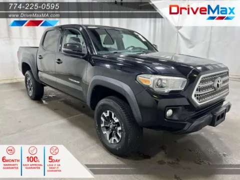 Black 2016 Toyota Tacoma Double Cab TRD Off-Road Pickup 4D 5 ft for sale in West Bridgewater, MA