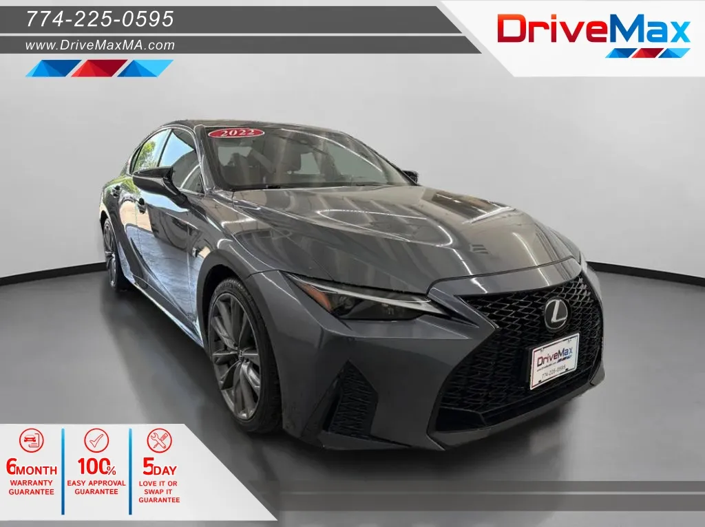 Gray 2022 Lexus IS 350 F SPORT Sedan 4D for sale in West Bridgewater, MA