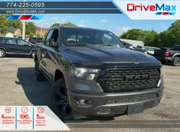 Gray 2022 Ram 1500 Quad Cab Big Horn Pickup 4D 6 1/3 ft for sale in West Bridgewater, MA