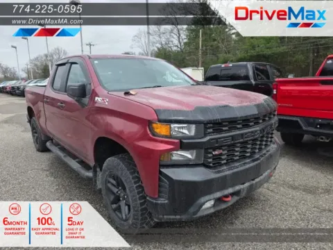 Red 2019 Chevrolet Silverado 1500 Double Cab Custom Trail Boss Pickup 4D 6 1/2 ft for sale in West Bridgewater, MA