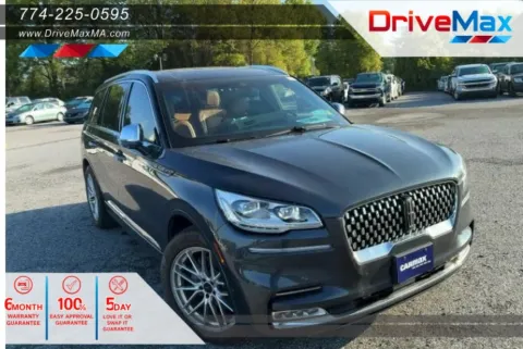 Blue 2020 Lincoln Aviator Black Label Sport Utility 4D for sale in West Bridgewater, MA