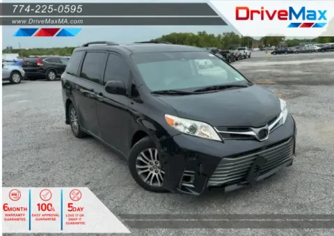 Black 2019 Toyota Sienna XLE Minivan 4D for sale in West Bridgewater, MA