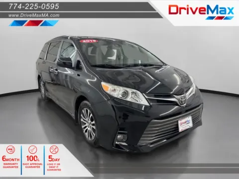 Black 2019 Toyota Sienna XLE Minivan 4D for sale in West Bridgewater, MA