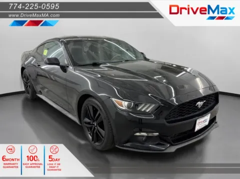 Black 2015 Ford Mustang EcoBoost Coupe 2D for sale in West Bridgewater, MA