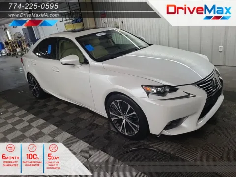 White 2016 Lexus IS 300 Sedan 4D for sale in West Bridgewater, MA