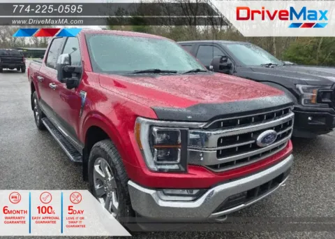 Red 2021 Ford F-150 SuperCrew Cab Lariat Pickup 4D 5 1/2 ft for sale in West Bridgewater, MA