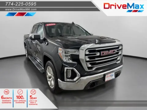 Black 2022 GMC Sierra 1500 Limited Crew Cab SLT Pickup 4D 5 3/4 ft for sale in West Bridgewater, MA