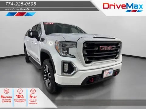 White 2021 GMC Sierra 1500 Crew Cab AT4 Pickup 4D 5 3/4 ft for sale in West Bridgewater, MA