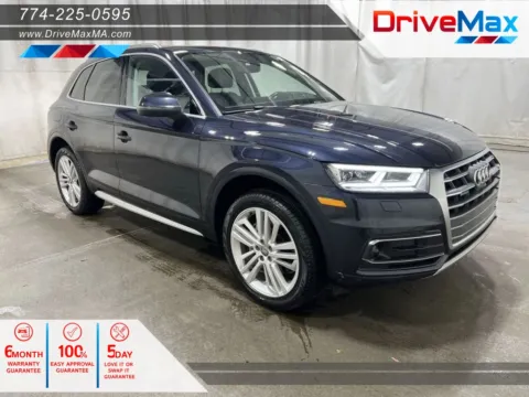 Blue 2018 Audi Q5 Prestige Sport Utility 4D for sale in West Bridgewater, MA