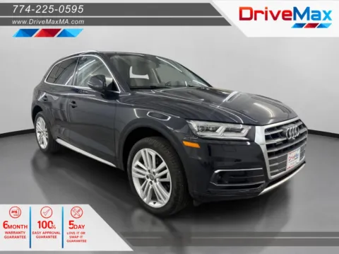 Blue 2018 Audi Q5 Prestige Sport Utility 4D for sale in West Bridgewater, MA