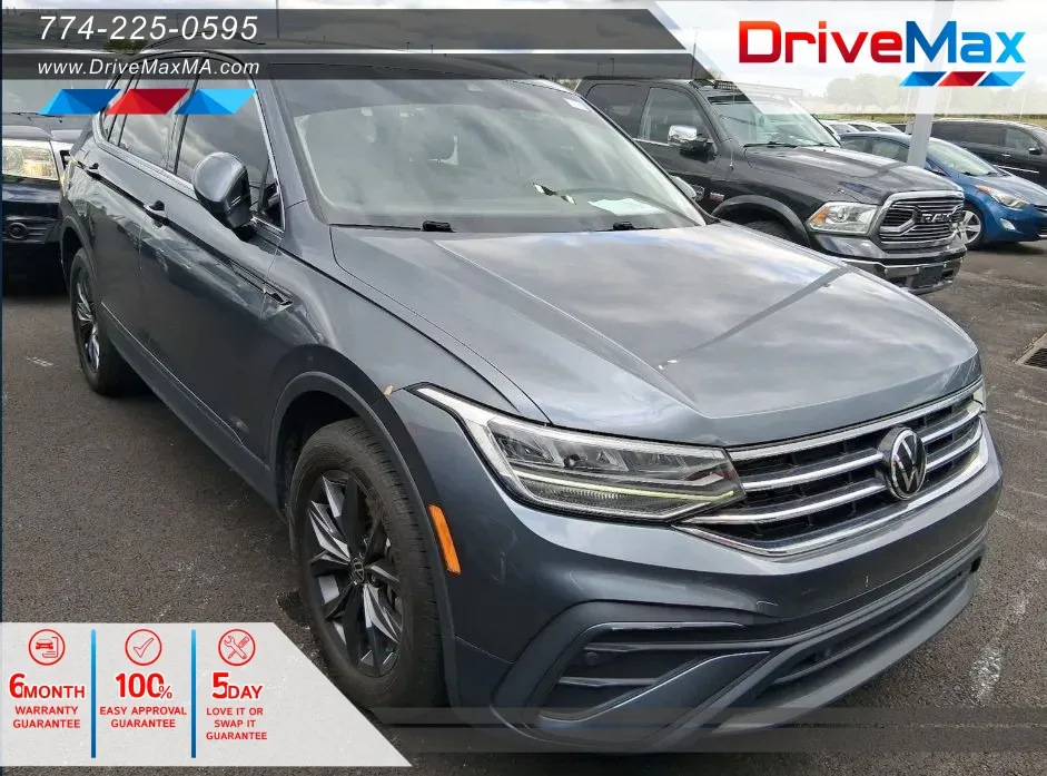 Gray 2023 Volkswagen Tiguan SE Sport Utility 4D for sale in West Bridgewater, MA