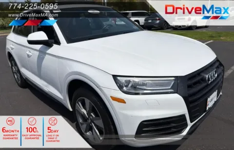White 2020 Audi Q5 45 TFSI Titanium Premium Sport Utility 4D for sale in West Bridgewater, MA