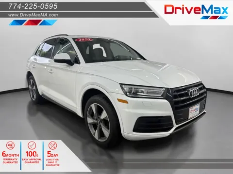 White 2020 Audi Q5 45 TFSI Titanium Premium Sport Utility 4D for sale in West Bridgewater, MA
