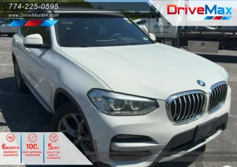 White 2021 BMW X3 xDrive30i Sport Utility 4D for sale in West Bridgewater, MA
