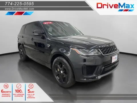 Black 2018 Land Rover Range Rover Sport HSE Sport Utility 4D for sale in West Bridgewater, MA