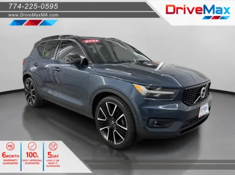 Blue 2022 Volvo XC40 T5 R-Design Sport Utility 4D for sale in West Bridgewater, MA