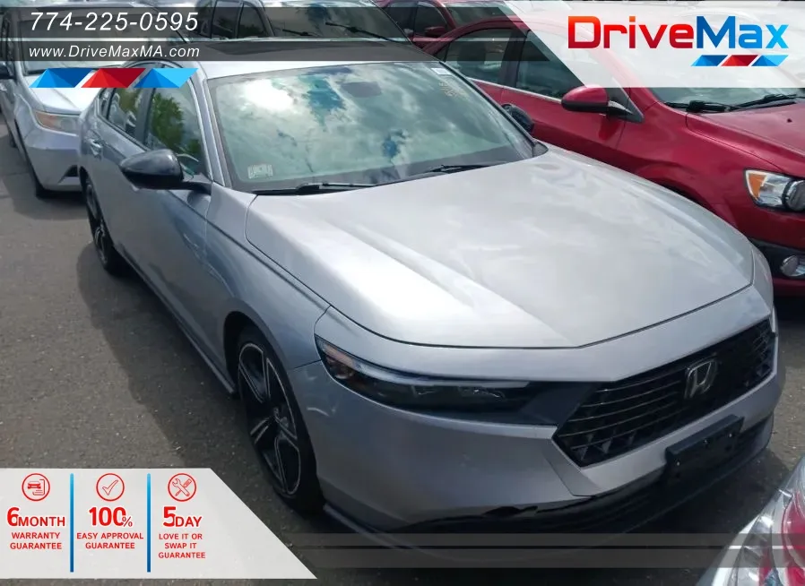 Silver 2023 Honda Accord Hybrid Sport Sedan 4D for sale in West Bridgewater, MA