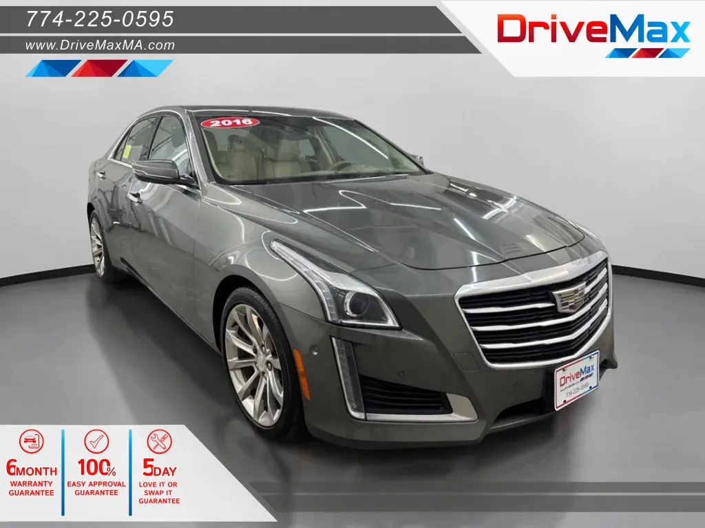 Gray 2016 Cadillac CTS 3.6 Premium Collection Sedan 4D for sale in West Bridgewater, MA