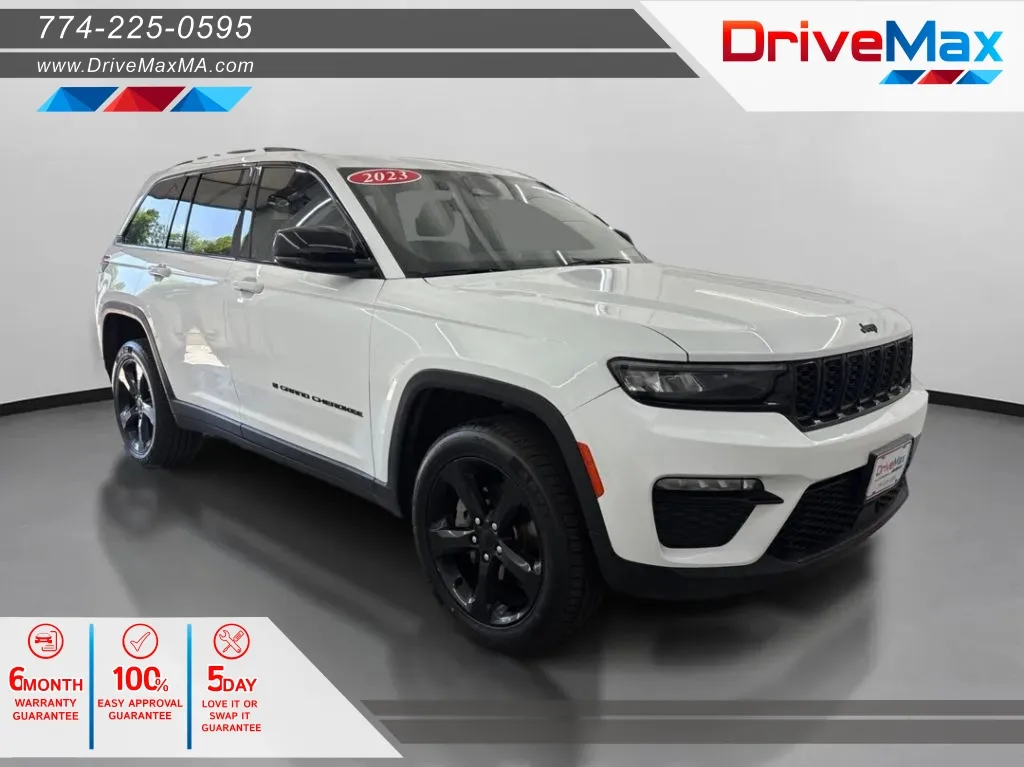 White 2023 Jeep Grand Cherokee Limited Sport Utility 4D for sale in West Bridgewater, MA