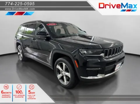 Black 2021 Jeep Grand Cherokee L Limited Sport Utility 4D for sale in West Bridgewater, MA