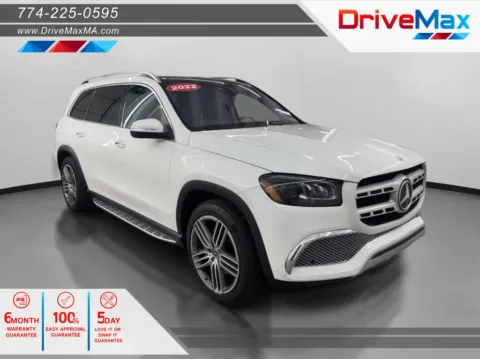 White 2022 Mercedes-Benz GLS 450 4MATIC Sport Utility 4D for sale in West Bridgewater, MA