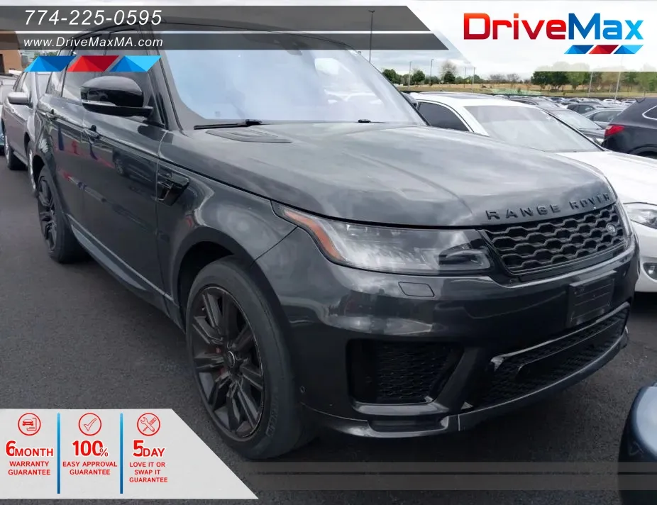 Gray 2019 Land Rover Range Rover Sport HSE Dynamic Sport Utility 4D for sale in West Bridgewater, MA