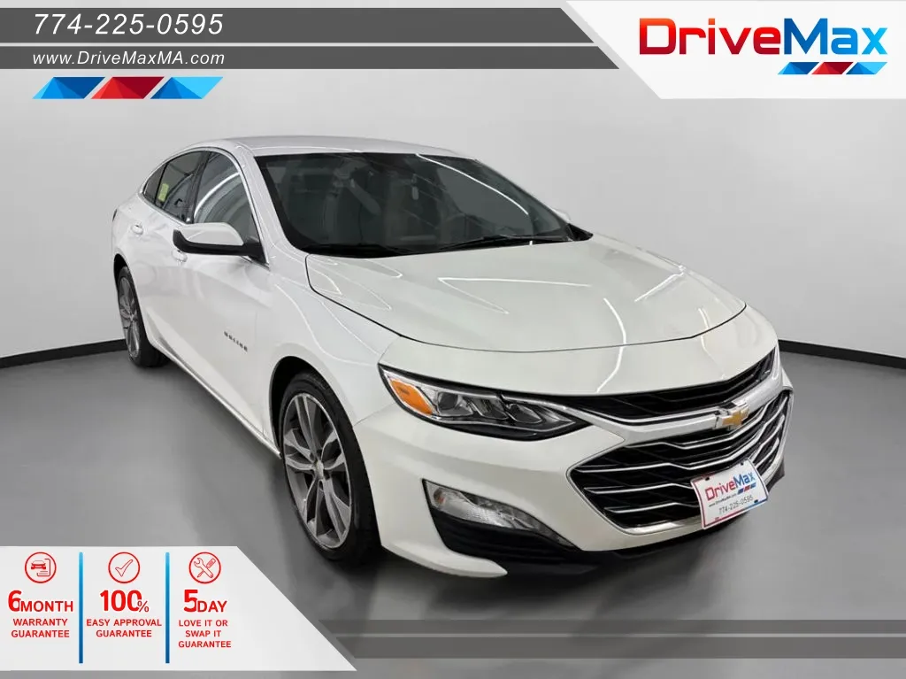 White 2024 Chevrolet Malibu 2LT Sedan 4D for sale in West Bridgewater, MA