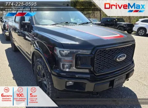 Black 2019 Ford F-150 SuperCrew Cab Lariat Pickup 4D 5 1/2 ft for sale in West Bridgewater, MA