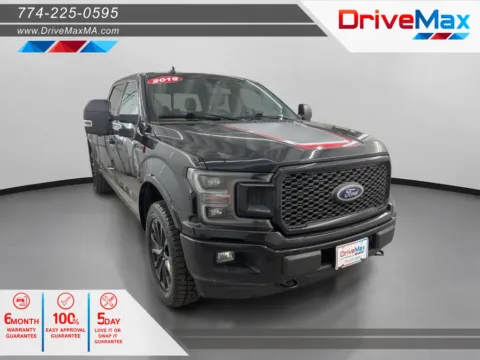 Black 2019 Ford F-150 SuperCrew Cab Lariat Pickup 4D 5 1/2 ft for sale in West Bridgewater, MA