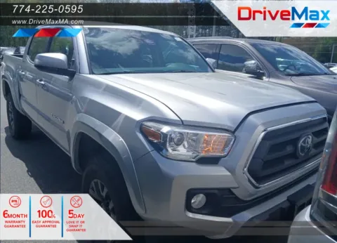 Silver 2022 Toyota Tacoma Double Cab SR5 Pickup 4D 5 ft for sale in West Bridgewater, MA
