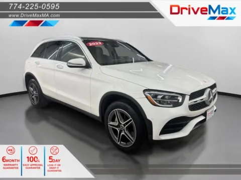 White 2022 Mercedes-Benz GLC 300 4MATIC Sport Utility 4D for sale in West Bridgewater, MA